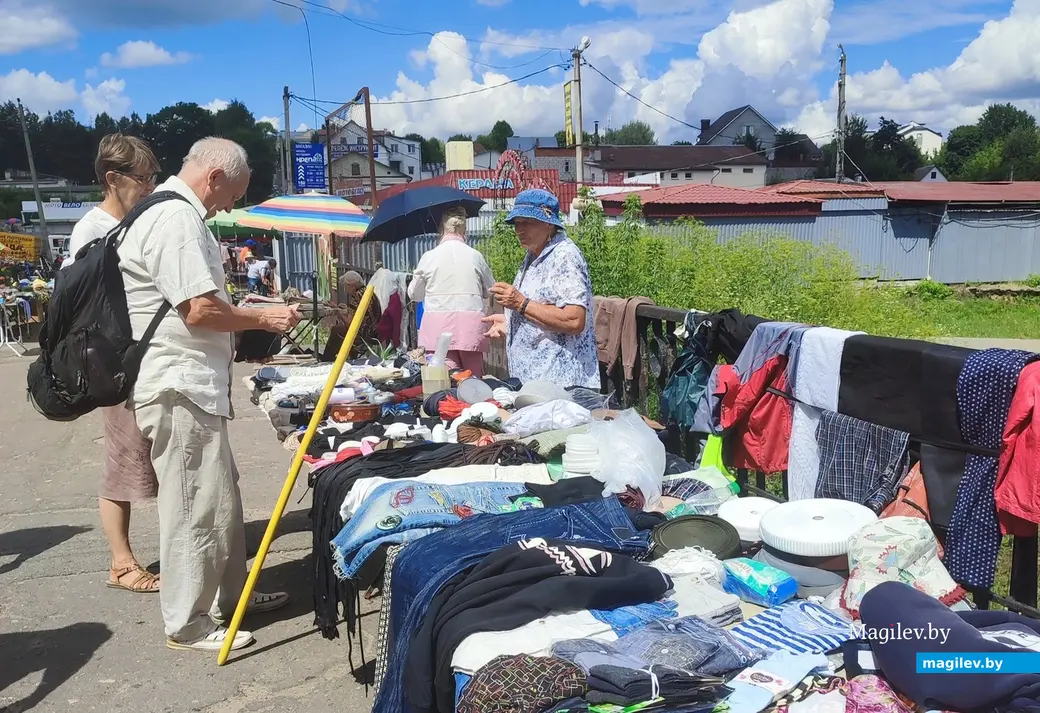 От пуговицы до антиквариата. Что и почем можно найти на барахолке у Быховского рынка, июль 2024 г.