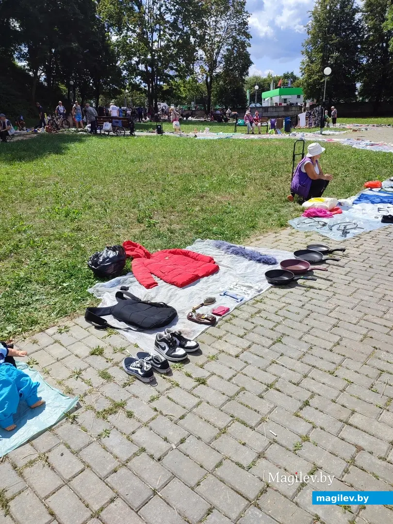 От пуговицы до антиквариата. Что и почем можно найти на барахолке у Быховского рынка, июль 2024 г.