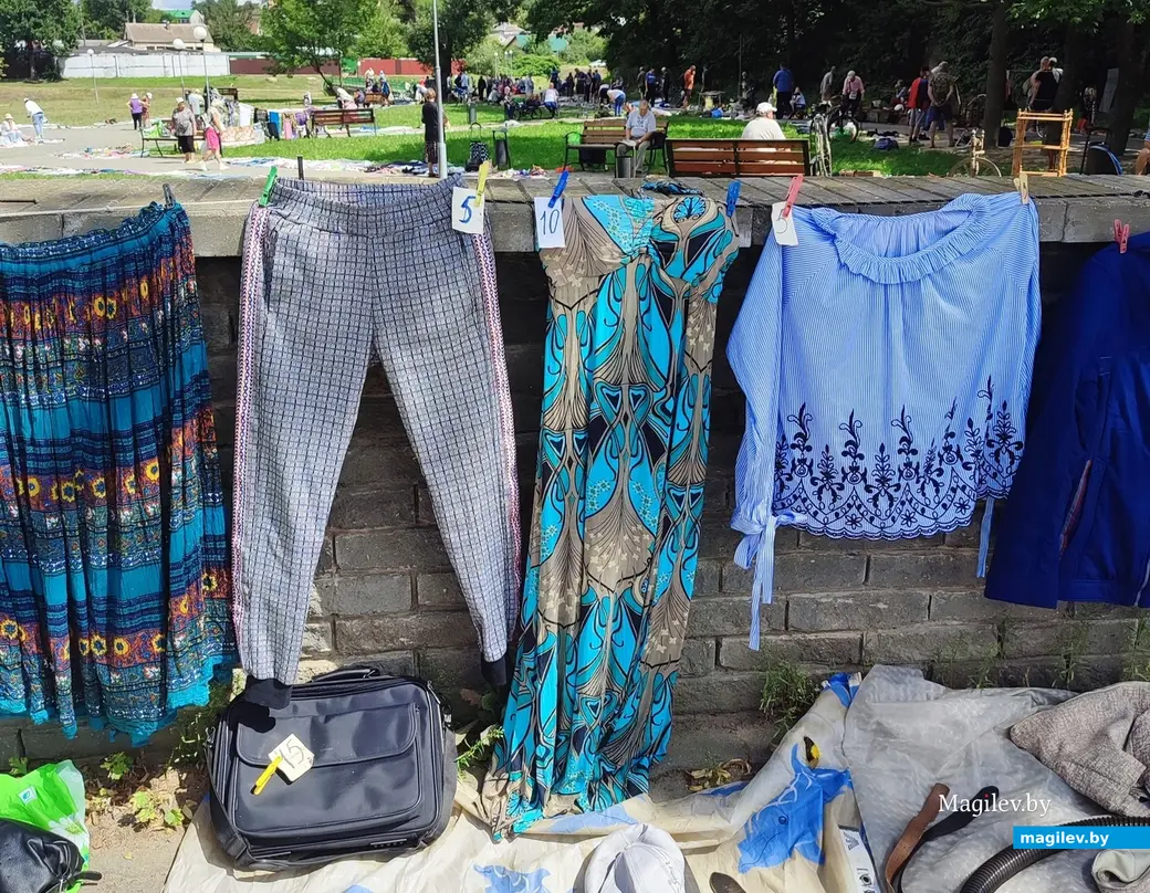 От пуговицы до антиквариата. Что и почем можно найти на барахолке у Быховского рынка, июль 2024 г.