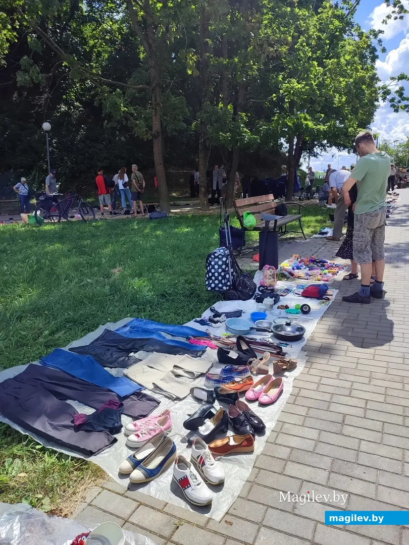 От пуговицы до антиквариата. Что и почем можно найти на барахолке у Быховского рынка, июль 2024 г.