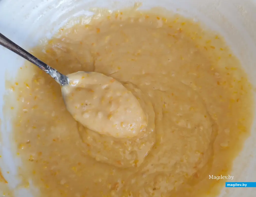 Легкий и быстрый апельсиновый пирог на кефире.