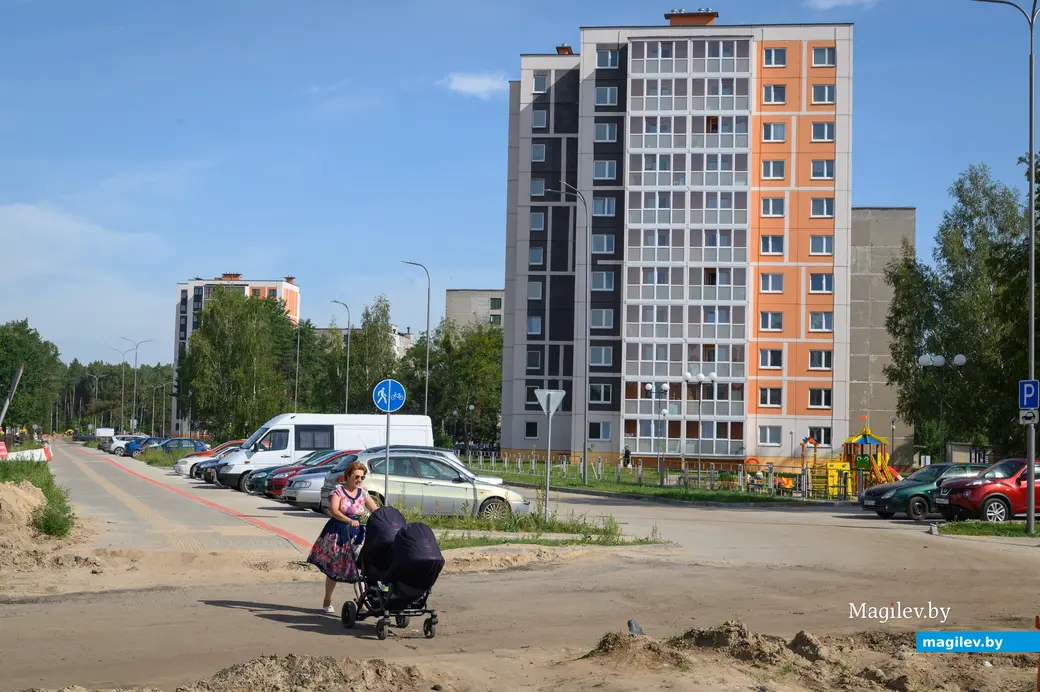 Новые жилые дома на улице Ульяновской в Бобруйске.