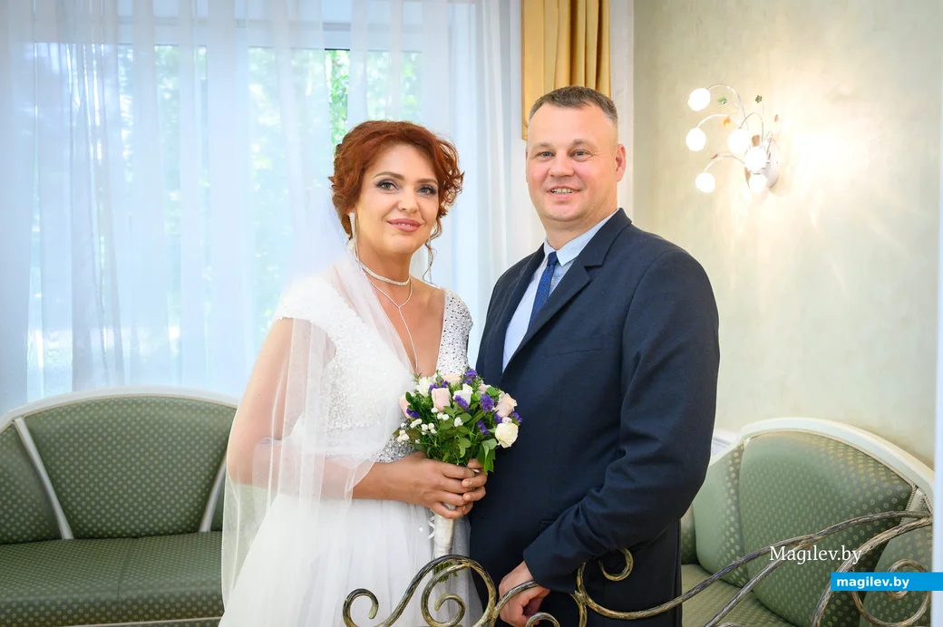 26.07.2024. Отдел ЗАГС Бобруйского горисполкома. Свадебная пара. Анастасия и Денис