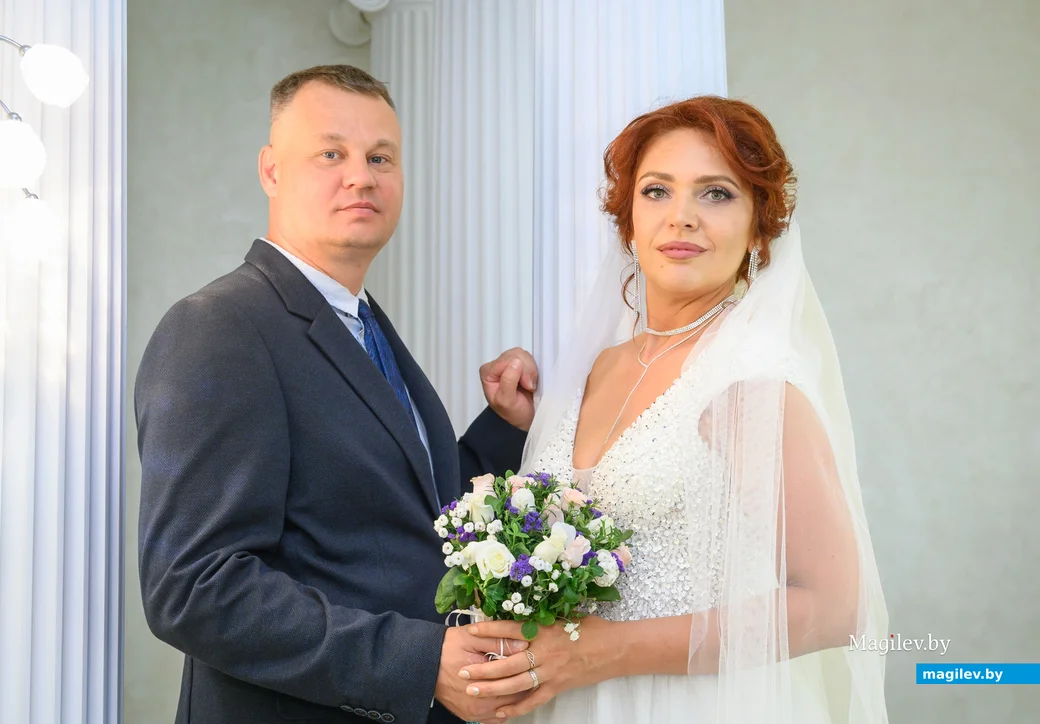 26.07.2024. Отдел ЗАГС Бобруйского горисполкома. Свадебная пара. Анастасия и Денис