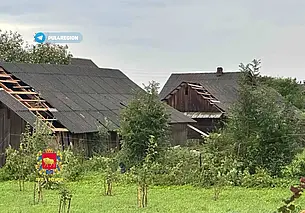 В Новогрудском районе после грозы повреждены кровли около 30 частных жилых домов