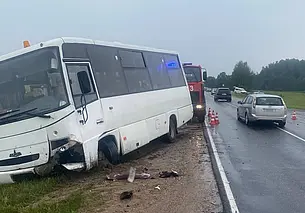 В Вилейском районе попал в ДТП автобус с детьми (дополнено)