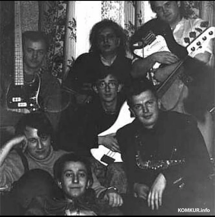 1991 год. Саша, Василий Шичко, Шура Уман, Игорь Хлань, Саша Рабкин, Игорь Касько и Игорь Рожков.