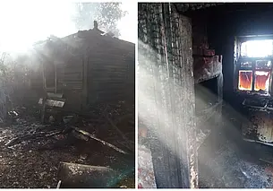 В Быховском районе на пожаре погиб пенсионер