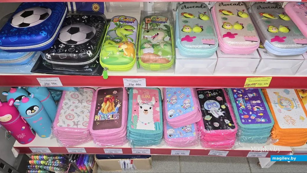 02.08.2024 г. Могилев. Магазин канцелярских товаров «М4». Собираем ребенка к школе.