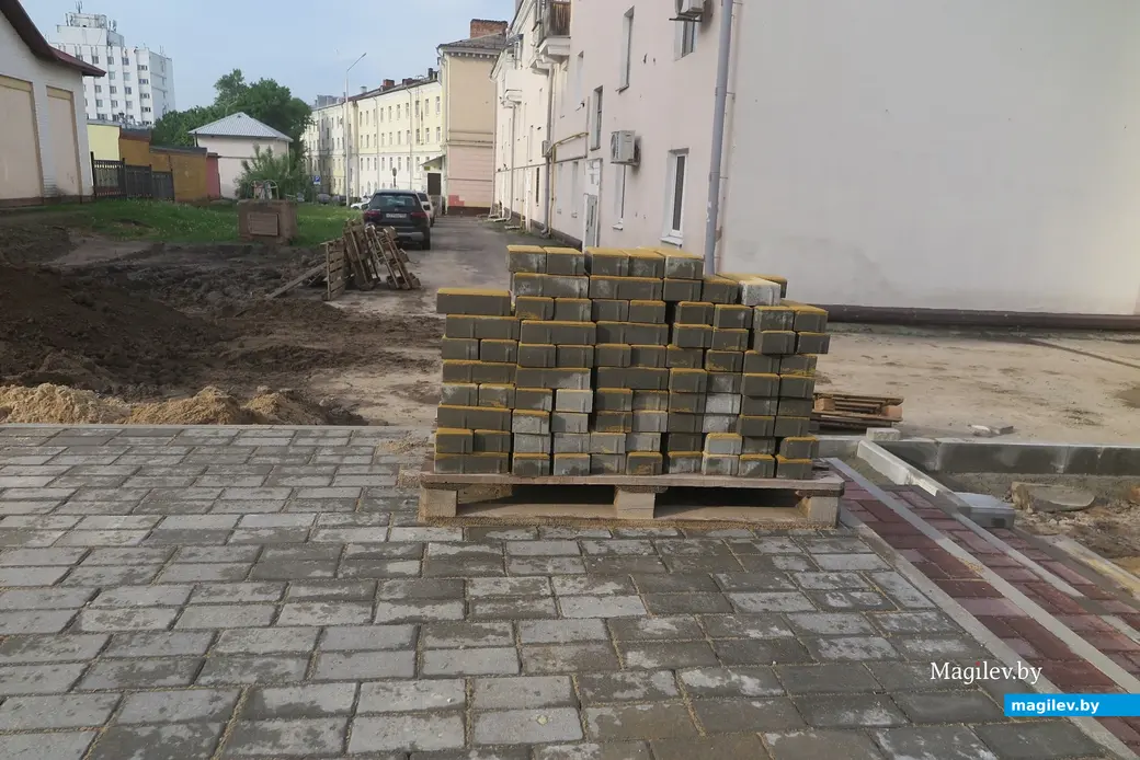 27.05.2025 г. Могилев, ул.Пионерская, здесь строят «Хабаровский дворик».