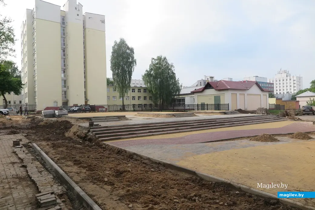 27.05.2025 г. Могилев, ул.Пионерская, здесь строят «Хабаровский дворик».
