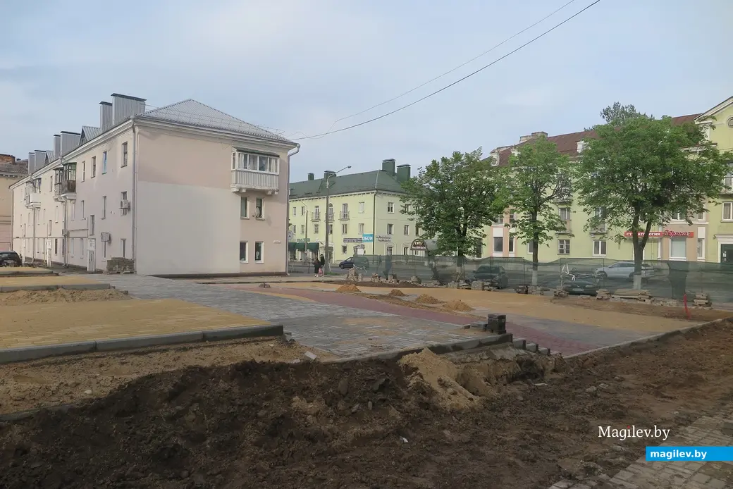 27.05.2025 г. Могилев, ул.Пионерская, здесь строят «Хабаровский дворик».
