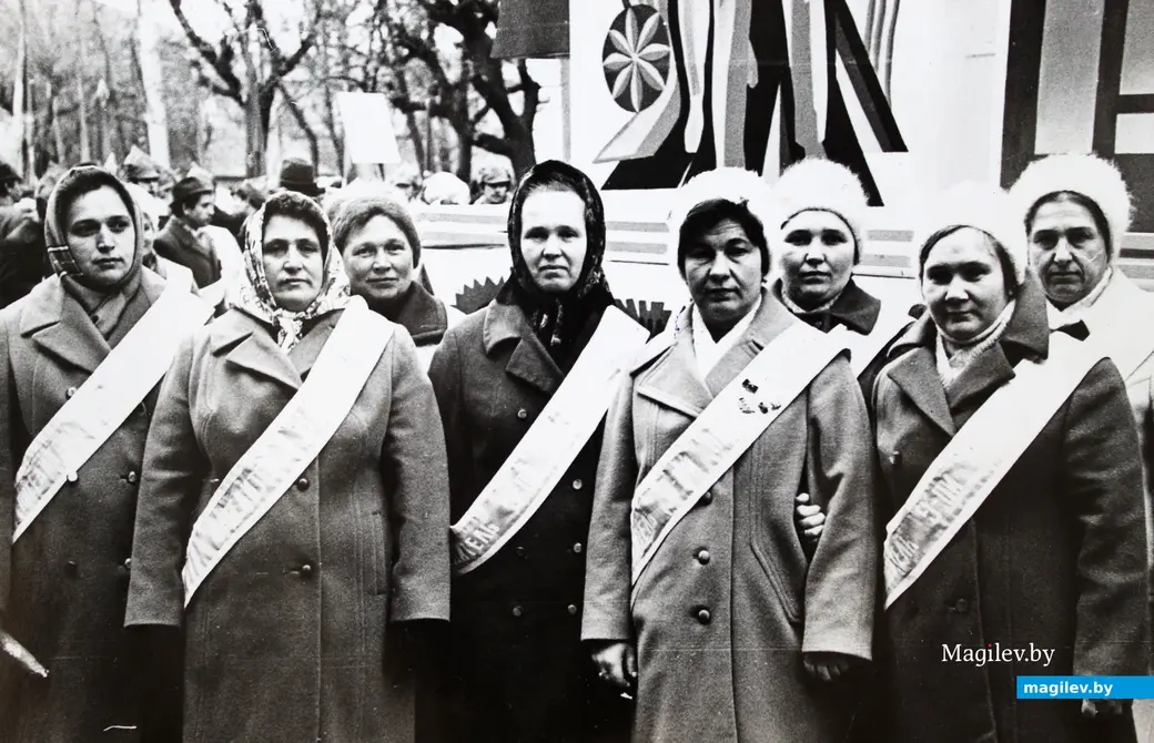 Могилев. Передовики производства завода имени Куйбышева. 1970-е годы.