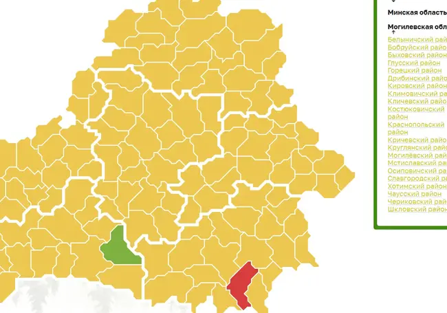 Во всех районах Могилевской области ограничено посещение лесов