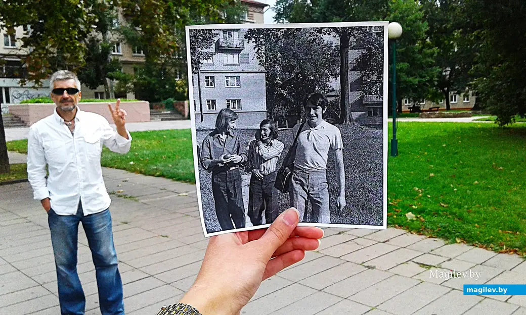 Тепло, весна, солнце,/ Хорошее настроение…/ Быстрее на Дубровенку, /У Игоря ведь день рождения!