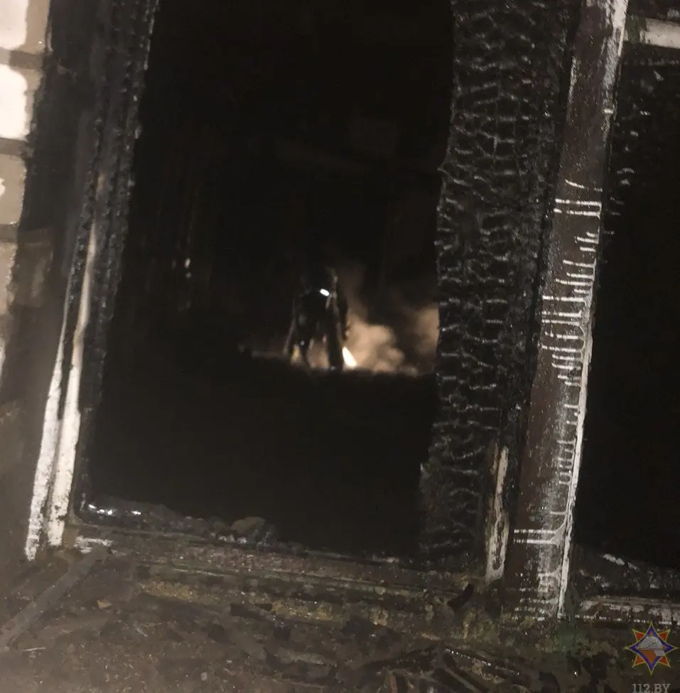 19 апреля 2025 года. Пожар частного жилого дома в деревне Ермаковка Кричевского района. Фото: МЧС.