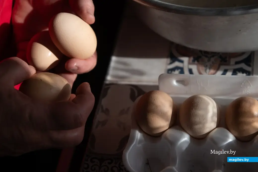 19 апреля 2025 года, Бобруйский район, деревня Брожа..Великая деревенская суббота. Алла Николаевна готовит пасхальные куличи по старому рецепту, который передала ей