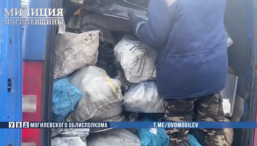 3.5 тонны нелегального цветмета изъяли у могилевчанина. Ему грозит крупный штраф