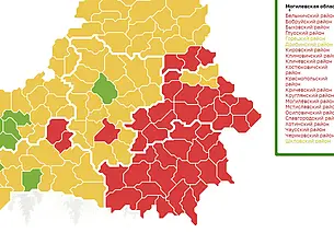 Запрет на посещение лесов введен практически по всей Могилевской области