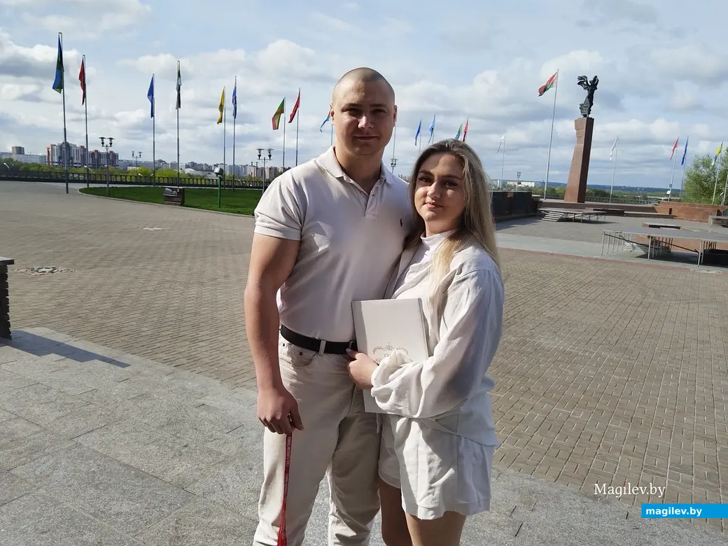 25.04.2025 г. Могилев, ЗАГС. Молодожены недели: Илья и Мария Заборонки.