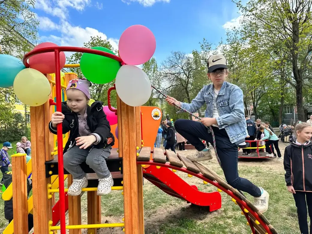 25.04.2025 г. Могилев, ул.Кутепова. Здесь появилась новая детплощадка!