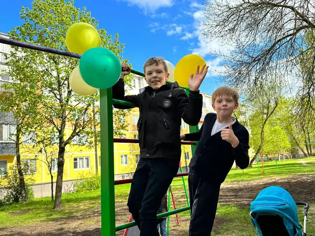 25.04.2025 г. Могилев, ул.Кутепова. Здесь появилась новая детплощадка!