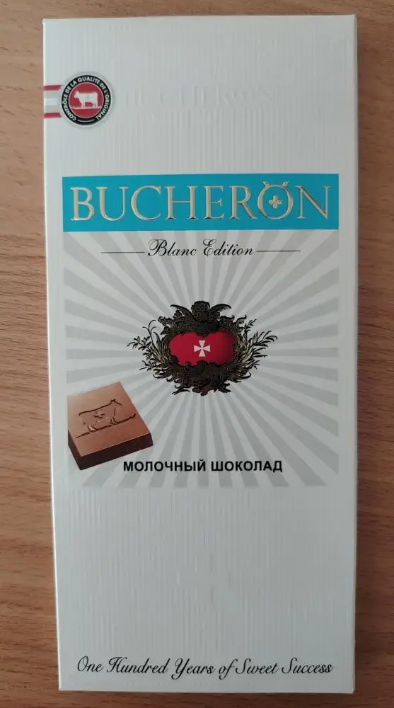 Молочный шоколад BUCHERÖN Blanc Edition.