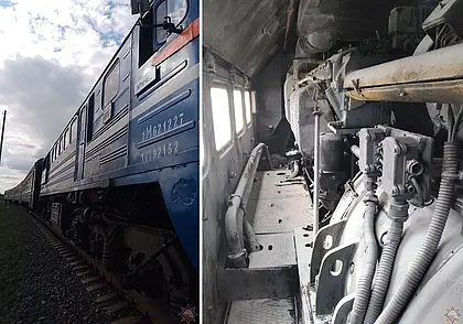 В дизель-поезде Орша-Кричев произошло загорание. Пострадавших нет
