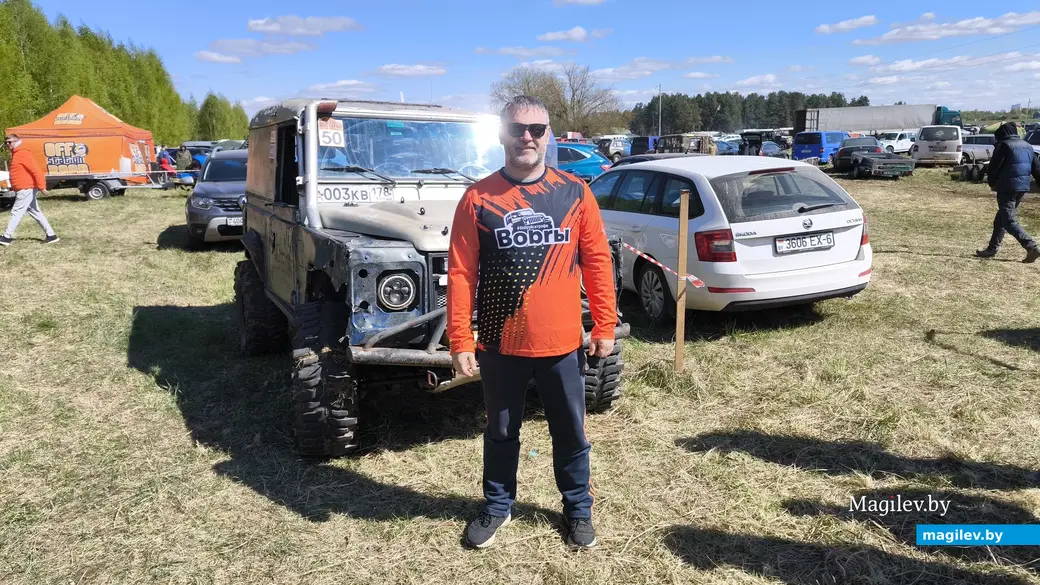 27.04.2025. Бобруйский район. Открытое первенство Беларуси по джип-спринту «Дорогами Победы». Максим Русецкий.