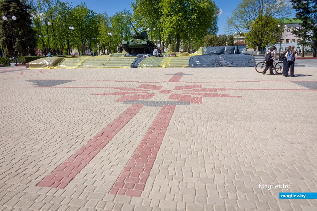 26.04.2025. Площадь Победы. Заканчивается реконструкция и благоустройство площади Победы и