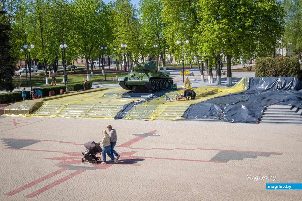 26.04.2025. Площадь Победы. Заканчивается реконструкция и благоустройство площади Победы и
