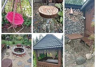 Сколько зон отдыха можно создать на 6 сотках? Как минимум семь