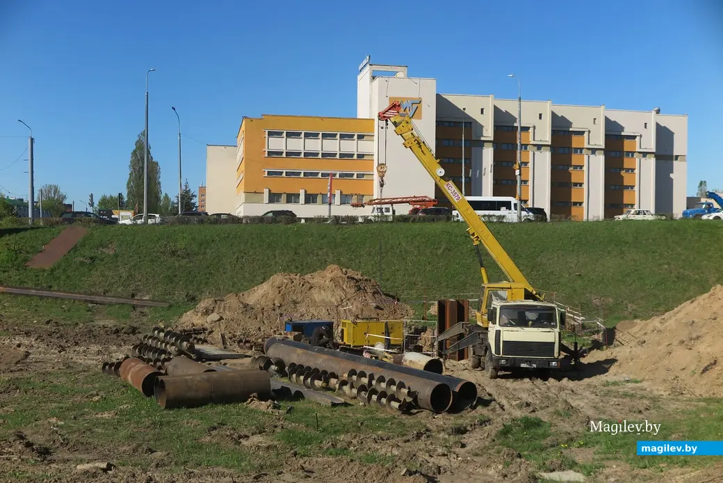 2.05.2025 г. Могилев, пр.Мира. Стройка в самом разгаре!