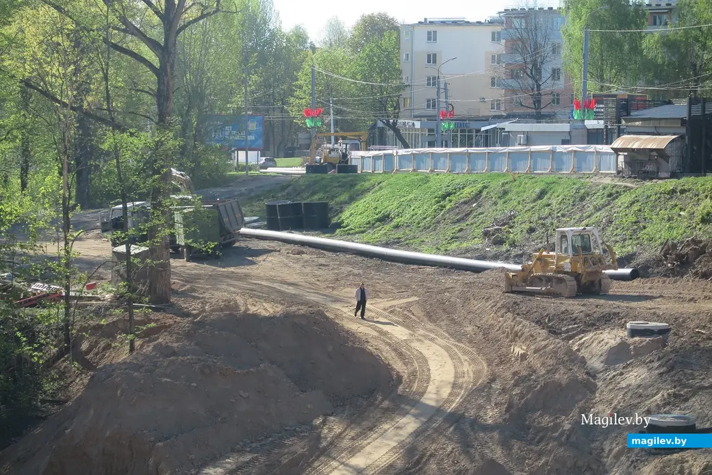 2.05.2025 г. Могилев, пр.Мира. Стройка в самом разгаре!