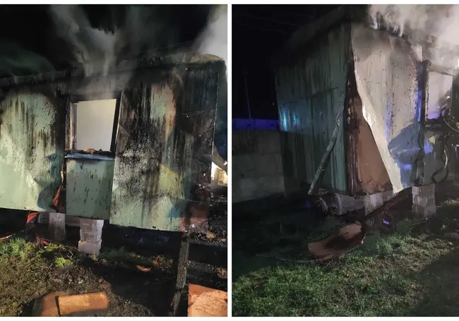 В Славгородском районе на мехдворе загорелась сторожка: погиб 48-летний мужчина