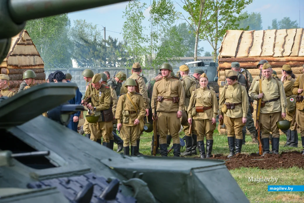 03.05.2025. Бобруйск-Арена. Военно-историческая реконструкция, посвященная Дню Победы
