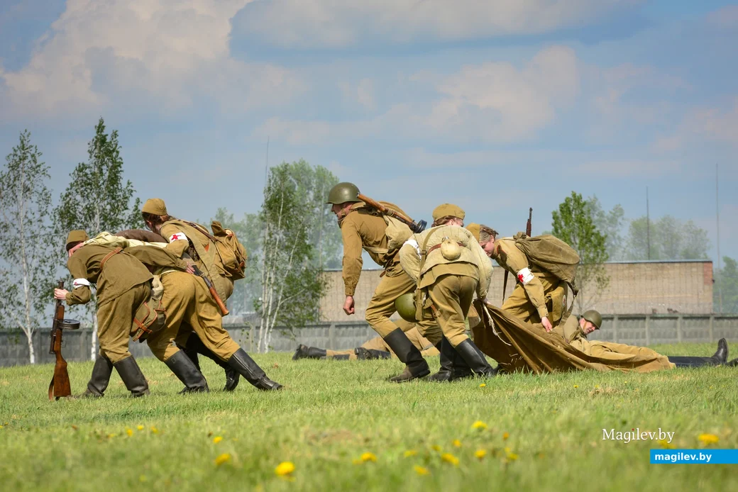 03.05.2025. Бобруйск-Арена. Военно-историческая реконструкция, посвященная Дню Победы