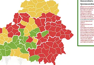 Запрет на посещение лесов действует во всех районах Могилевской областей. Кроме Кличевского