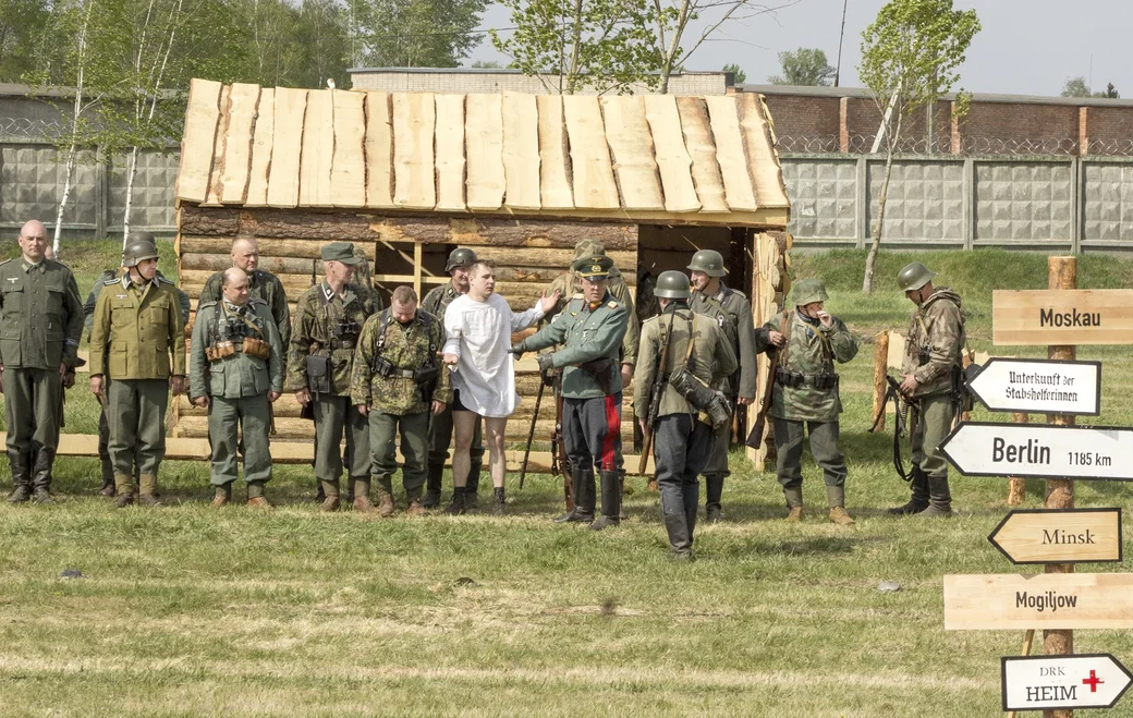 3.05.2025. Площадка у Бобруйской крепости. Фрагменты военно-исторической реконструкции