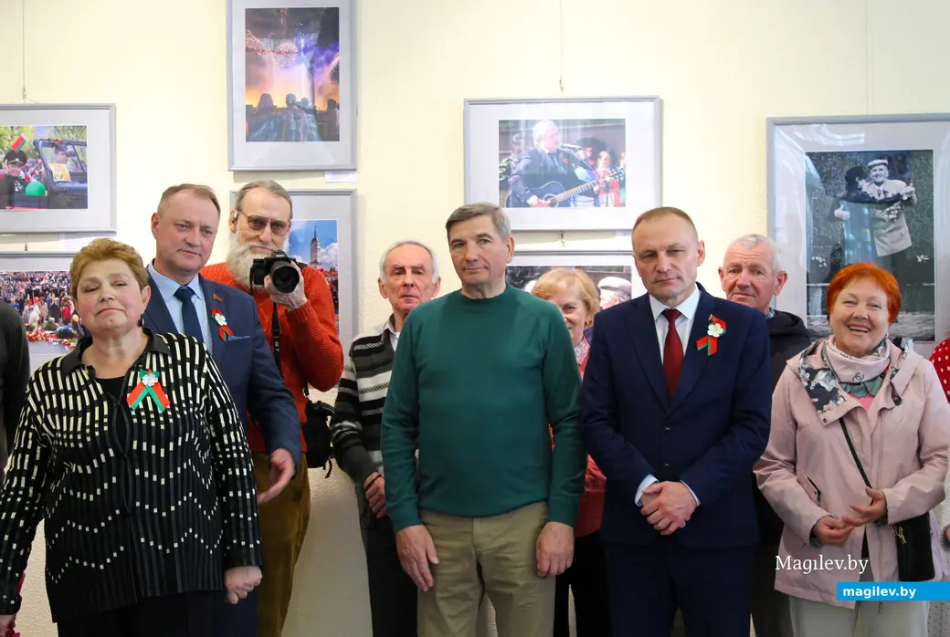 7 мая 2025 года. Могилев. Выставочный зал. Открытие проекта «Не гаснет памяти свеча».