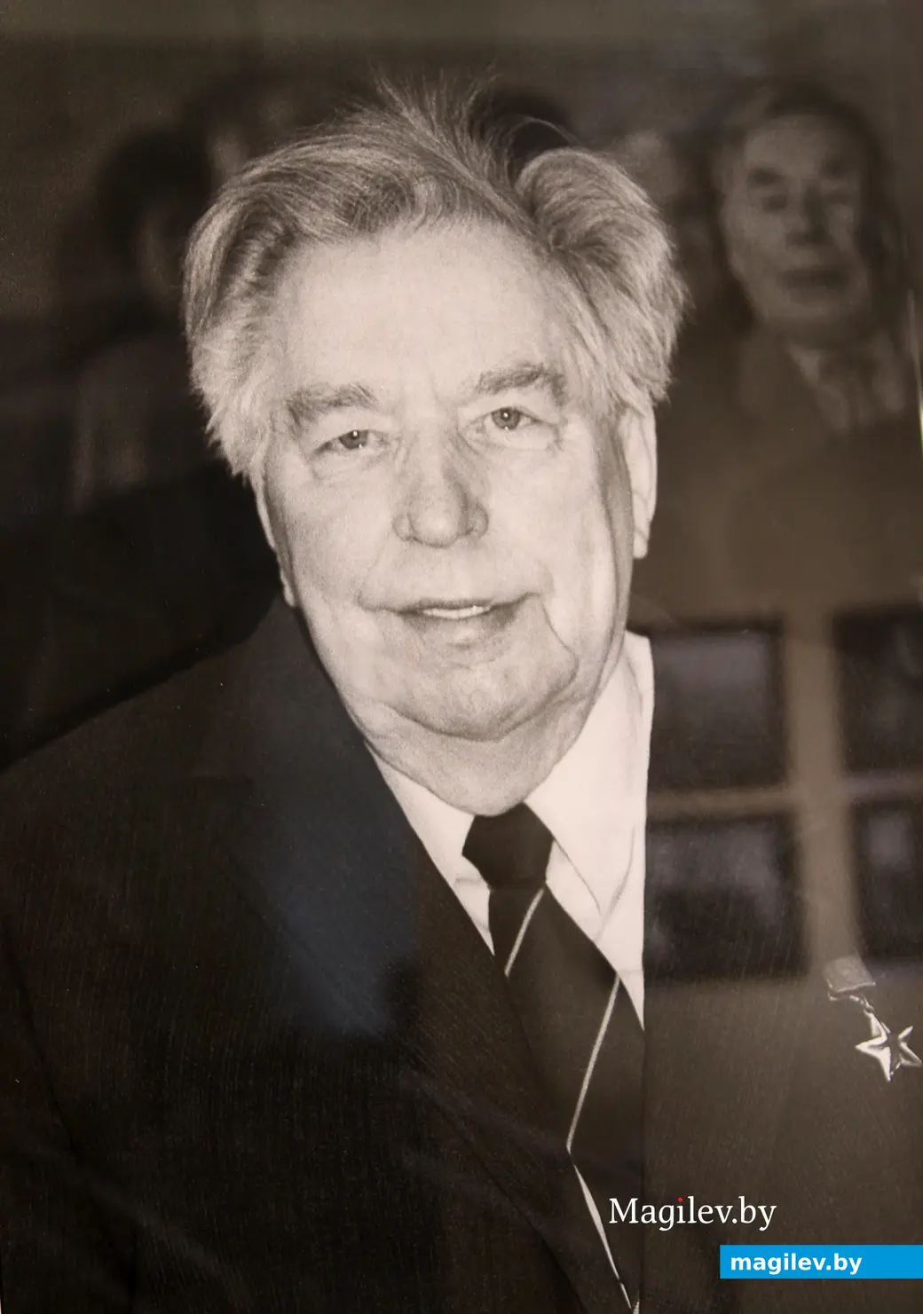 7 мая 2025 года. Могилев. Выставочный зал. Открытие проекта «Не гаснет памяти свеча». Герой Советского Союза Александр Александрович Минин. Почетный гражданин Могилева.