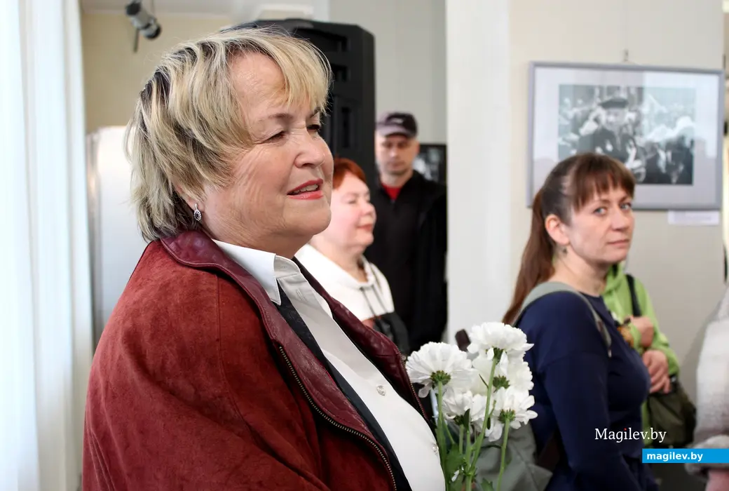 7 мая 2025 года. Могилев. Выставочный зал. Открытие проекта «Не гаснет памяти свеча».