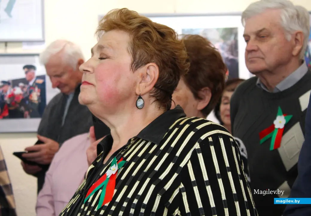 7 мая 2025 года. Могилев. Выставочный зал. Открытие проекта «Не гаснет памяти свеча».