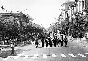 Могилев семидесятых: по главной улице с оркестром