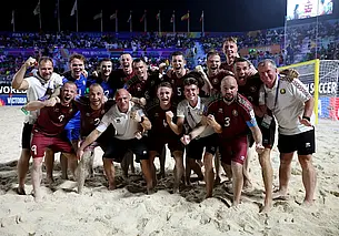 Сборная Беларуси впервые в истории вышла в финал ЧМ по пляжному футболу