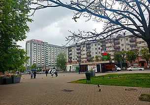 Картина маслом. На проспекте Мира в Могилеве шла нешуточная борьба за жизнь человека