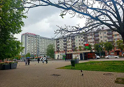 Картина маслом. На проспекте Мира в Могилеве шла нешуточная борьба за жизнь человека