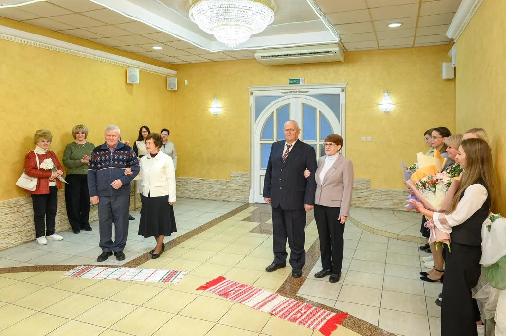 15.05.2025, Бобруйский ЗАГС. Чествование золотых юбиляров супружеской жизни в Международный день