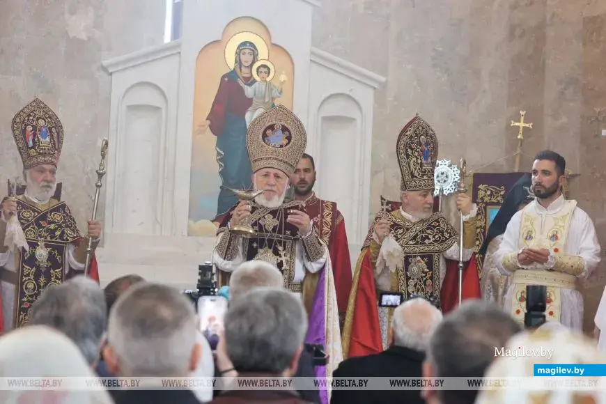 18 мая 2025 года. В Минске освятили и официально открыли первую в Беларуси Армянскую Апостольскую церковь.