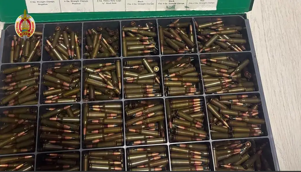 Житель Пуховичского района задержан за незаконный оборот оружия и боеприпасов. Фото: скриншот видео МВД РБ